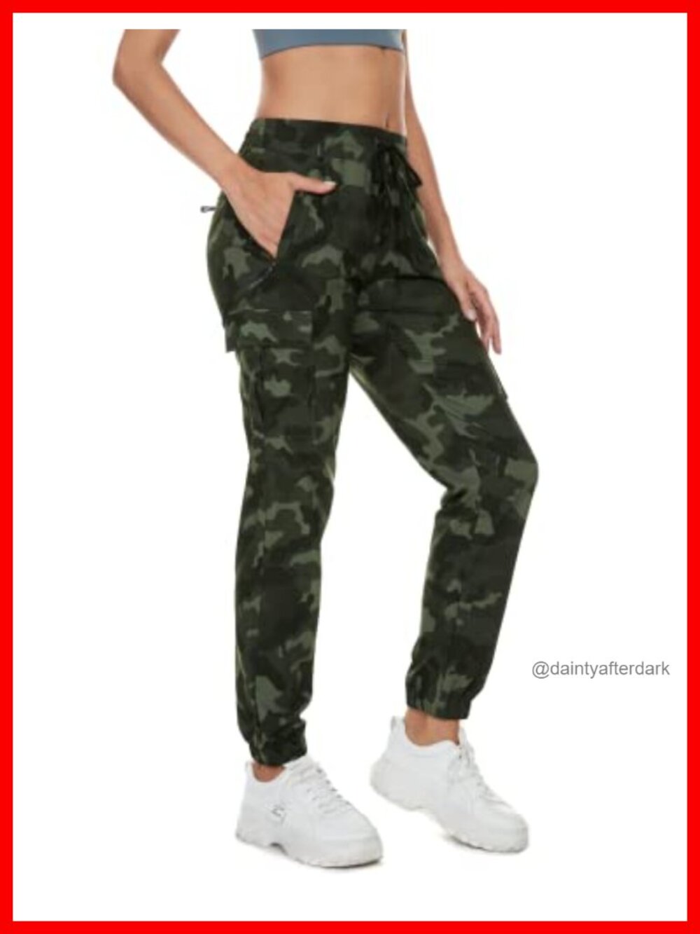 Women's Quick Dry Cargo Hiking Pants Lightweight Water Resistant